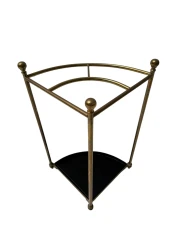 Hollywood Regency Brass Umbrella Stand, 1960s